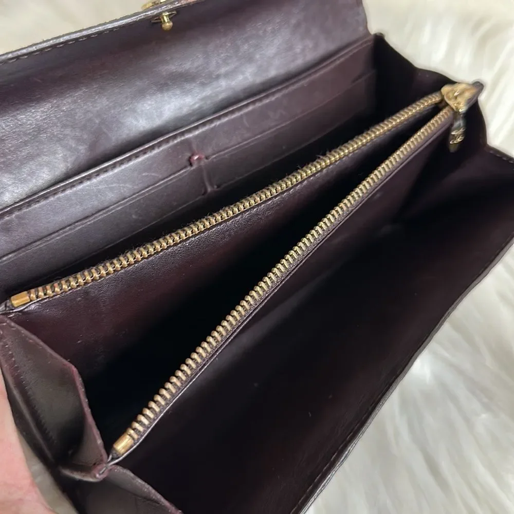 💯Authentic Louis  Vuitton Vernis Bifold Long Wallet🍀